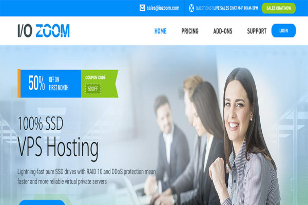 #超一# IOZOOM - 首月1.25美元 KVM 1核 1G 20G 1T 1Gbps 洛杉矶QN