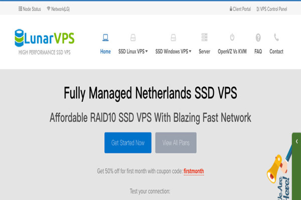 #优惠# LunarVPS - $4/mo KVM 2核 512M 50G 2T 1Gbps 荷兰