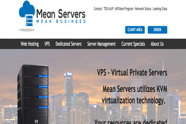 #年付# MeanServers - $15/ye KVM 1核 128M 10G 75G 100Mbps 洛杉矶