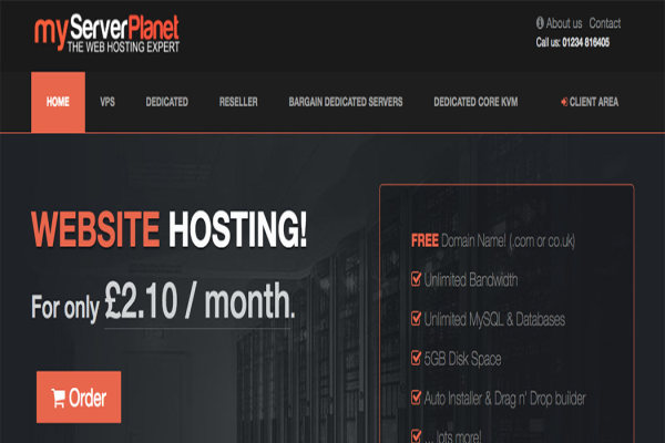 #优惠# MyServerPlanet - $7/mo KVM 1核 2G 50G 2T 1Gbps 英国